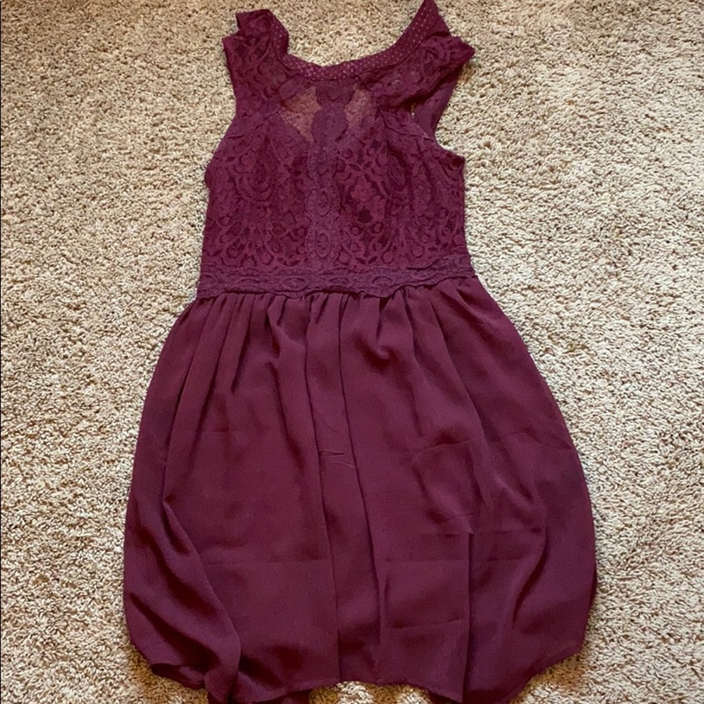 Maroon dress